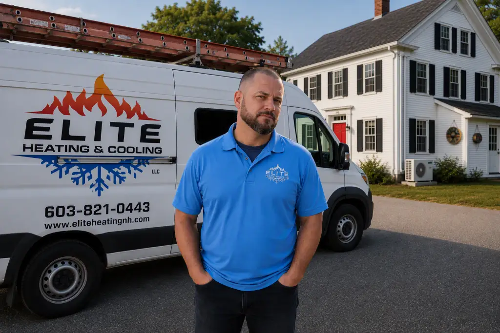 Garrett Burbee, owner of Elite Heating & Cooling.