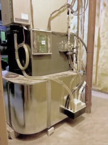 Furnace Installation in a basement of a Amherst NH Home